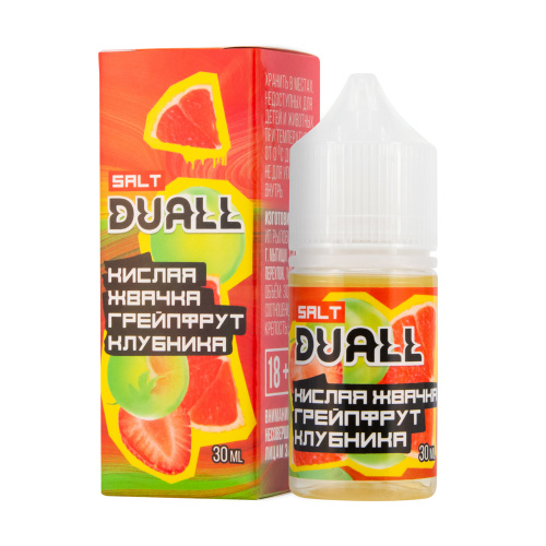 Duall hard (Кислая жвачка, грейпфрут, клубника) 30 мл 20 мг