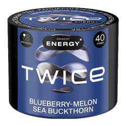 Twice 40гр - Blueberry-Melon-Sea Buckthorn (Черника-Дыня-Облепиха)