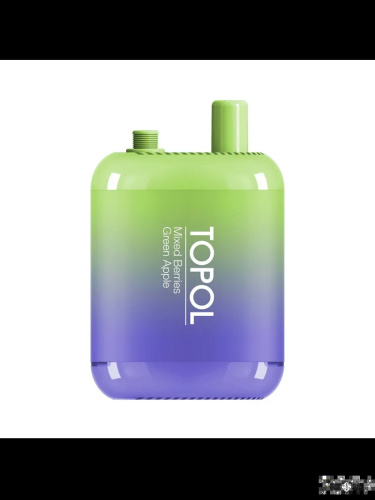 Topol 10000 затяжек (Ягодный микс и Зеленое яблоко)