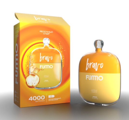 Fummo Bravo (4000) Apple cider (Яблочный сидр)