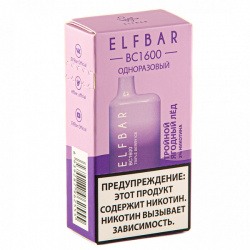 Elf Bar - 1600 затяжек (Тройной Ягодный Лёд)