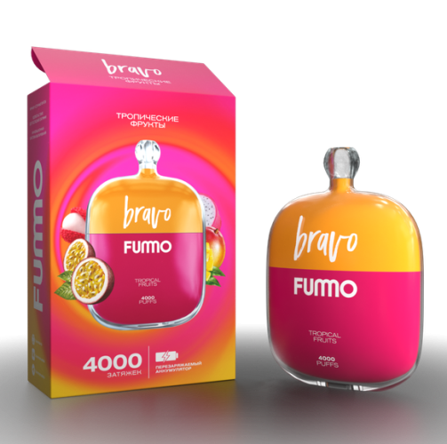 Fummo Bravo (4000) Tropical fruits (Тропические фрукты)