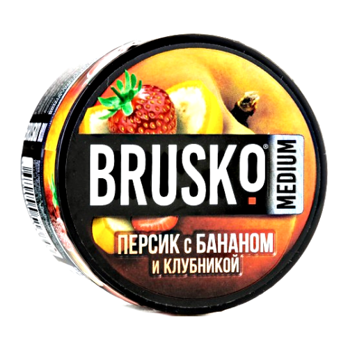 Brusco M - Персик с бананом и клубникой 50г