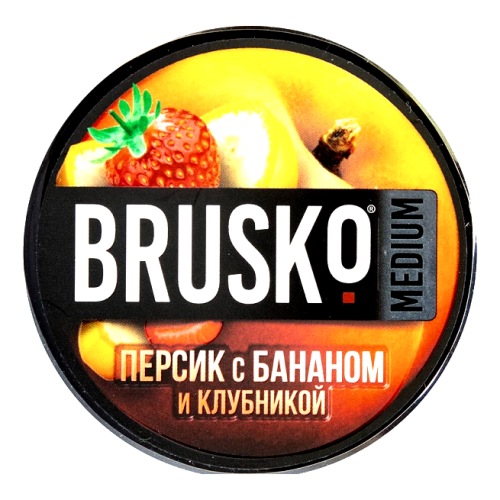 Brusco M - Персик с бананом и клубникой 50г
