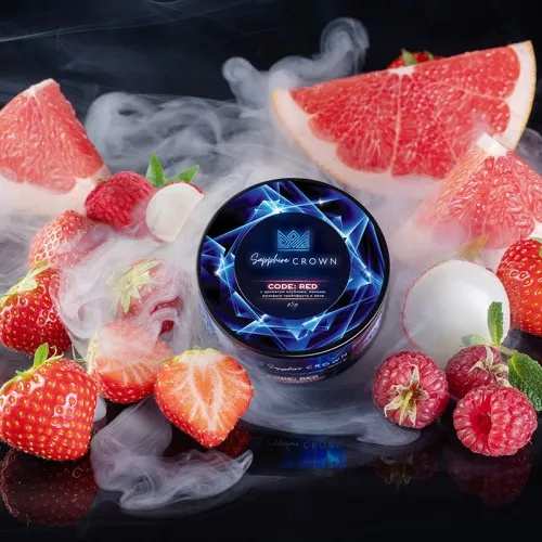 Sapphire Crown CODE RED (С ароматом клубники, малины, розового грейпфрута и личи) 25гр