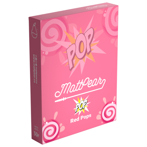 Mattpear POP - Red Pops, 30г